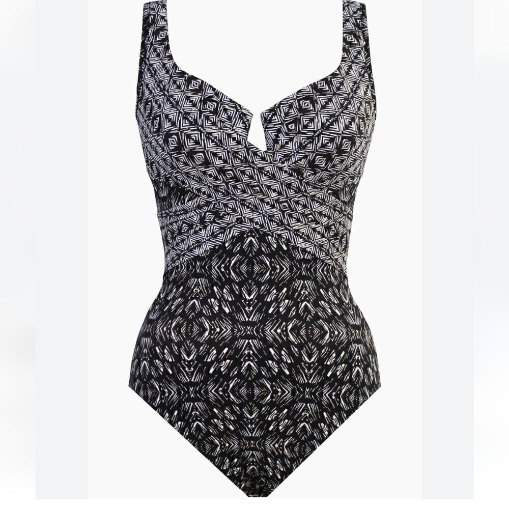 NWT Miraclesuit | Incan Criss Cross Escape Swim Size 14